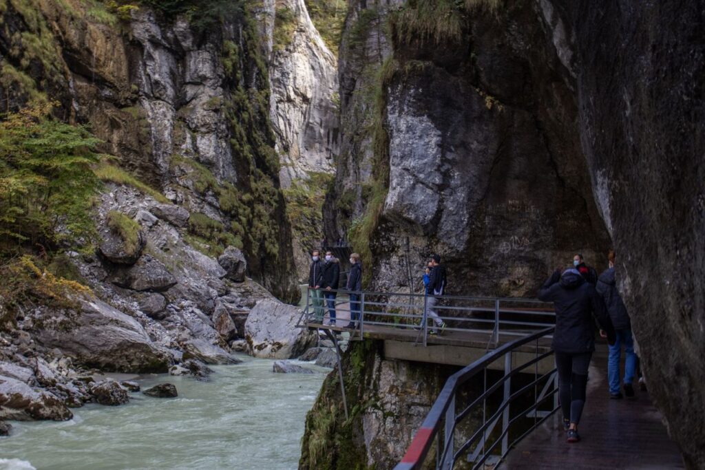 Die Aareschlucht ist ein beliebtes Ausflugsziel